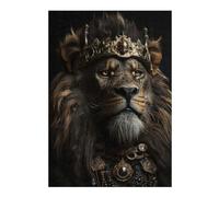 Puzzles pour Adultes The King Wearing A Crown Casse-têtes pour Adolescents, Jeux De Réflexion, Analyse Et Logique, Cadeaux pour Amis Et Famille 38x26cm/1000pcs