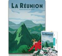 Puzzles pour Adultes The Meeting Puzzles pour Adultes 1000 pièces, Anti-Stress, défi Difficile, décoration d'intérieur Unique et Cadeaux 75x50cm