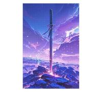 Puzzles pour Adultes The Purple Shock Blade Jeux De Puzzle Relaxants pour Adultes - pour S'amuser en Famille - Cadeaux Uniques pour Un Anniversaire Ou Noël
