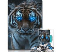 Puzzles pour Adultes Tigre Blanc Adolescent Puzzle, Soulagement du Stress Staycation Kill Time Interaction Parent-Enfant (Taille 38x26cm)