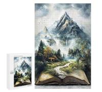 Puzzles pour Adultes Tome of Endless Realms Puzzles pour Adultes Jeux Amusants Découpe De Précision Cadeaux d'anniversaire Et Cadeaux Uniques 1000 PCS