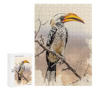 Puzzles pour Adultes Toucan Bird Perched Branch Puzzles pour Adolescents : Améliorent La Mémoire. Chaque Pièce Est Unique - Jouets Et Jeux Éducatifs 300 PCS