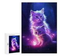 Puzzles pour Adultes Two Little Cat Puzzles pour Adultes, Jouet, Décoration Murale, Décoration Intérieure, Idéal comme Cadeau 300 PCS