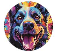 Puzzles pour Adultes « Un Chien Heureux et Coquin », 1 000 pièces, Parfaits pour Les Adolescents et Les collectionneurs, idéal comme décoration d'intérieur et Cadeau de Voyage (67,5 x 67,5 cm)