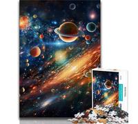 Puzzles pour Adultes Univers coloré 1000 pièces, Aidez Le Cerveau à exercer des Jouets addictifs pour cultiver la Patience, Jeu de défi Unique (50x75cm)