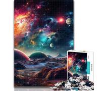 Puzzles pour Adultes, Univers coloré, 1000 pièces, pour Adultes et Adolescents, réduction du Stress, Interaction Parent-Enfant intéressante, 50x75cm