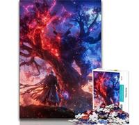 Puzzles pour Adultes Univers Fantastique Paysage 1000 pièces, Aide Le Cerveau à exercer des Jouets addictifs pour cultiver la Patience Interaction Parent-Enfant (38x26cm)