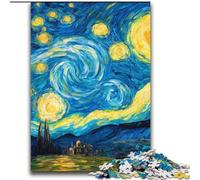 Puzzles pour Adultes Van Gogh Night Sky 2000, Jouets addictifs pour stimuler Le Cerveau et cultiver la Patience, décoration Parfaite (70x100cm)