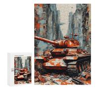 Puzzles pour Adultes War Tank Puzzles pour Adultes - Décoration Murale - Cadeaux Souvenirs pour Vos Proches 300 PCS