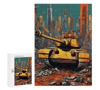 Puzzles pour Adultes War Tank Puzzles pour Adultes, Jouet, Décoration Murale, Décoration Intérieure, Idéal comme Cadeau 300 PCS