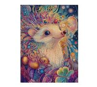 Puzzles pour Adultes Whimsical Hedgehog in Dreamscape Fantasy Puzzles pour Adultes : Jeux Relaxants, Défis Difficiles, Cadeaux d'anniversaire Et Cadeaux Uniques 52x38cm/1000pcs