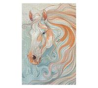 Puzzles pour Adultes Whispering Horse Art Print Puzzles Jeux Relaxants Découpe De Précision Cadeaux pour Les Amis Et La Famille 1000pcs(75x50cm)