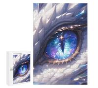 Puzzles pour Adultes White Dragon Eye Universe Puzzles pour Adultes - Décoration Murale - Cadeaux Souvenirs pour Vos Proches 1000 PCS