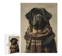 Puzzles pour Adultes Winter Dog Scarf Accessories-3 Puzzle pour Adolescents Améliore La Mémoire Difficile Et Stimulant Idéal comme Cadeau 500 PCS