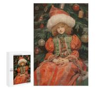 Puzzles pour Adultes Young Mrs Claus Xmas Puzzles pour Adultes - Décoration Murale - Cadeaux Souvenirs pour Vos Proches 1000 PCS