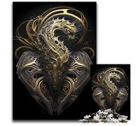 Puzzles pour Adultes Zodiac Verseau 1000 pièces Puzzles Difficiles pour Adultes Design Complexe pour Adolescents Décoration DIY et Divertissement Stimulant 1000 pièces (75 x 50 cm)