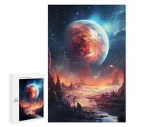 Puzzles pour Adultes1000 PCS Alien Planet Landscape -6 Puzzles pour Adultes Cadeau d'anniversaire Difficile Et Stimulant Cadeaux d'anniversaire Uniques 1000 PCS