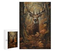 Puzzles pour Adultes1000 PCS Autumnal Majesty in The Forest Puzzle Décoratif Mural - Niveau Difficile - Idéal comme Cadeau pour Toute La Famille 1000 PCS