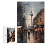 Puzzles pour Adultes1000 PCS Berlin Germany Charm Puzzles pour Adolescents, Jeux Manuels, Cadeaux pour Femmes, Cadeaux d'anniversaire Uniques 1000 PCS