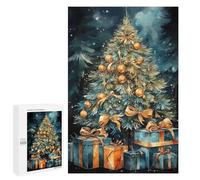 Puzzles pour Adultes1000 PCS Christmas Celebration Puzzles pour Adultes - Décoration Murale - Défi Difficile - Cadeaux Uniques d'anniversaire Et De Noël 1000 PCS