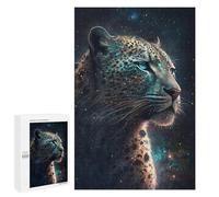 Puzzles pour Adultes1000 PCS Colour Galaxy Leopard Puzzles pour Adultes Jeux De Société Cadeaux pour Femmes Cadeaux d'anniversaire Uniques 1000 PCS