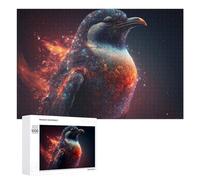 Puzzles pour Adultes1000 PCS Cosmic Bird in Flames Puzzles pour Adultes - Décoration Murale - Loisirs À La Maison - Activités Amusantes À Faire chez Soi 1000 PCS