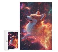 Puzzles pour Adultes1000 PCS Cosmic Corgi Adventure-7 Puzzles pour Adolescents pour S'amuser en Famille Difficile Et Stimulant Un pour Les Jeux 1000 PCS