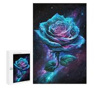 Puzzles pour Adultes1000 PCS Cosmic Rose Bloom-5 Puzzles pour Adolescents pour S'amuser en Famille Difficile Et Stimulant Un pour Les Jeux 1000 PCS