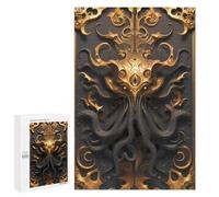 Puzzles pour Adultes1000 PCS Devil Golden Cthulhu Puzzles pour Adultes - Jouets À Monter Soi-même - Décoration Murale - Cadeaux Uniques d'anniversaire Et De Noël 1000 PCS