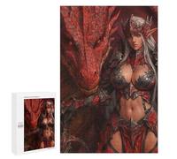 Puzzles pour Adultes1000 PCS Dragon Armor Fantasy Artwork-4 Puzzles pour Adultes Cadeau d'anniversaire Difficile Et Stimulant Cadeaux d'anniversaire Uniques 1000 PCS