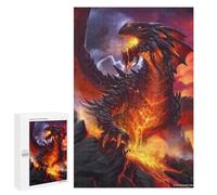 Puzzles pour Adultes1000 PCS Dragon Fire Fantasy Artwork Puzzles pour Adultes - Jeu De Réflexion, Analyse Et Logique - Cadeaux Anti-Stress 1000 PCS