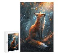 Puzzles Pour Adultes1000 PCS Fox Basing in Sunlight Puzzle Pour Adultes Jeu Familial Vacances À La Maison Loisir Pour Anniversaire, Noël 1000 PCS