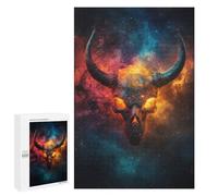 Puzzles pour Adultes1000 PCS Galactic Demon Skull -1 Puzzles pour Adolescents pour S'amuser en Famille Difficile Et Stimulant Un pour Les Jeux 1000 PCS
