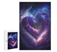 Puzzles pour Adultes1000 PCS Galactic Love Heart Puzzles pour Adolescents Jeux Relaxants pour S'amuser en Famille Activités Amusantes À La Maison 1000 PCS