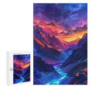 Puzzles pour Adultes1000 PCS Galactic Mountain Range -2 Puzzles pour Adultes Cadeau d'anniversaire Difficile Et Stimulant Cadeaux d'anniversaire Uniques 1000 PCS