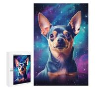Puzzles pour Adultes1000 PCS Galactic Pup Portrait -3 Puzzles pour Adultes - Décoration Murale - Loisirs À La Maison - Activités Amusantes À Faire chez Soi 1000 PCS