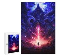 Puzzles pour Adultes1000 PCS Gate to The Cosmic Realm Puzzle Décoratif Mural - Niveau Difficile - Idéal comme Cadeau pour Toute La Famille 1000 PCS