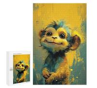 Puzzles pour Adultes1000 PCS Golden Monkey Art Print Puzzles pour Adolescents pour S'amuser en Famille Difficile Et Stimulant Un pour Les Jeux 1000 PCS