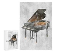 Puzzles pour Adultes1000 PCS Grand Piano Puzzles pour Adolescents Jeux Relaxants pour S'amuser en Famille Activités Amusantes À La Maison 1000 PCS