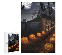 Puzzles pour Adultes1000 PCS Halloween Castle Pathway Scene Puzzles pour Adultes - Jeu De Réflexion, Analyse Et Logique - Cadeaux Anti-Stress 1000 PCS