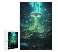 Puzzles pour Adultes1000 PCS Mystic Cavern Mushrooms Puzzles pour Adultes - Décoration Murale - Défi Difficile - Cadeaux Uniques d'anniversaire Et De Noël 1000 PCS