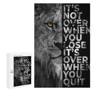 Puzzles pour Adultes1000 PCS Never Give Up Puzzles pour Adultes Jeux Relaxants Course De Vitesse Manuelle Activités Amusantes À La Maison 1000 PCS