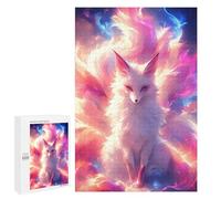 Puzzles pour Adultes1000 PCS Nine-Tailed Fox Fantasy Puzzles pour Adultes - Jeu De Réflexion, Analyse Et Logique - Cadeaux Anti-Stress 1000 PCS