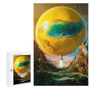 Puzzles pour Adultes1000 PCS Rocket to A Planet Puzzles pour Adultes - Décoration Murale - Défi Difficile - Cadeaux Uniques d'anniversaire Et De Noël 1000 PCS