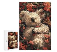 Puzzles pour Adultes1000 PCS Sleeping Koala in Bloom Puzzles pour Adultes : Jeux en Famille, Défi Difficile, Activités Amusantes À Faire À La Maison 1000 PCS
