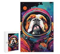 Puzzles pour Adultes1000 PCS Space Dog Explorer-30 Puzzles pour Adolescents pour S'amuser en Famille Difficile Et Stimulant Un pour Les Jeux 1000 PCS