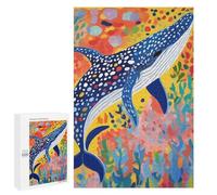 Puzzles pour Adultes1000 PCS Spotted Whale Puzzles pour Adultes, Jeu De Réflexion, Décoration Intérieure, Aide À Stimuler Le Cerveau 1000 PCS