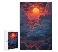 Puzzles pour Adultes1000 PCS Sunset Clouds Wallpaper Puzzles pour Adultes Cadeau d'anniversaire Difficile Et Stimulant Cadeaux d'anniversaire Uniques 1000 PCS