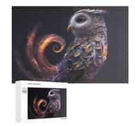 Puzzles pour Adultes1000 PCS Whimsical Owl Artwork -1 Puzzle pour Adultes, Jouet, Décoration Murale, Passe-Temps, Cadeaux Uniques d'anniversaire Et De Noël 1000 PCS