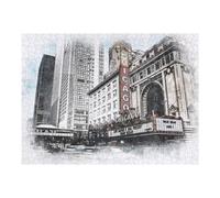 Puzzles pour Adultes1000pcs(52x38cm) Chicago Puzzle pour Adultes - Jeu Manuel - Idée Cadeau pour Passer Le Temps À La Maison - Cadeaux De Noël Et d'anniversaire 1000pcs(52x38cm)